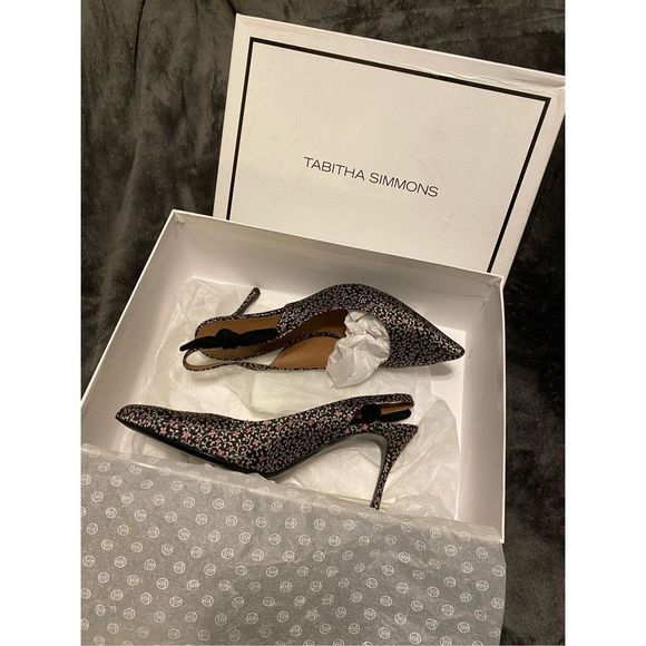 Tabitha Simmons NIB Millie Slingback Pointed Toe Pump Sz EU 40 / US 9 MSRP $729 - Picture 3 of 10